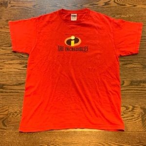 Near Vintage “The Incredibles” Red Unisex Adult Shirt, Disney Pixar, Size Medium